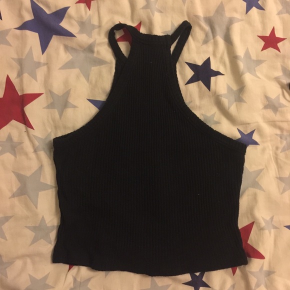 Brandy Melville Black Halter Tank - Picture 3 of 3
